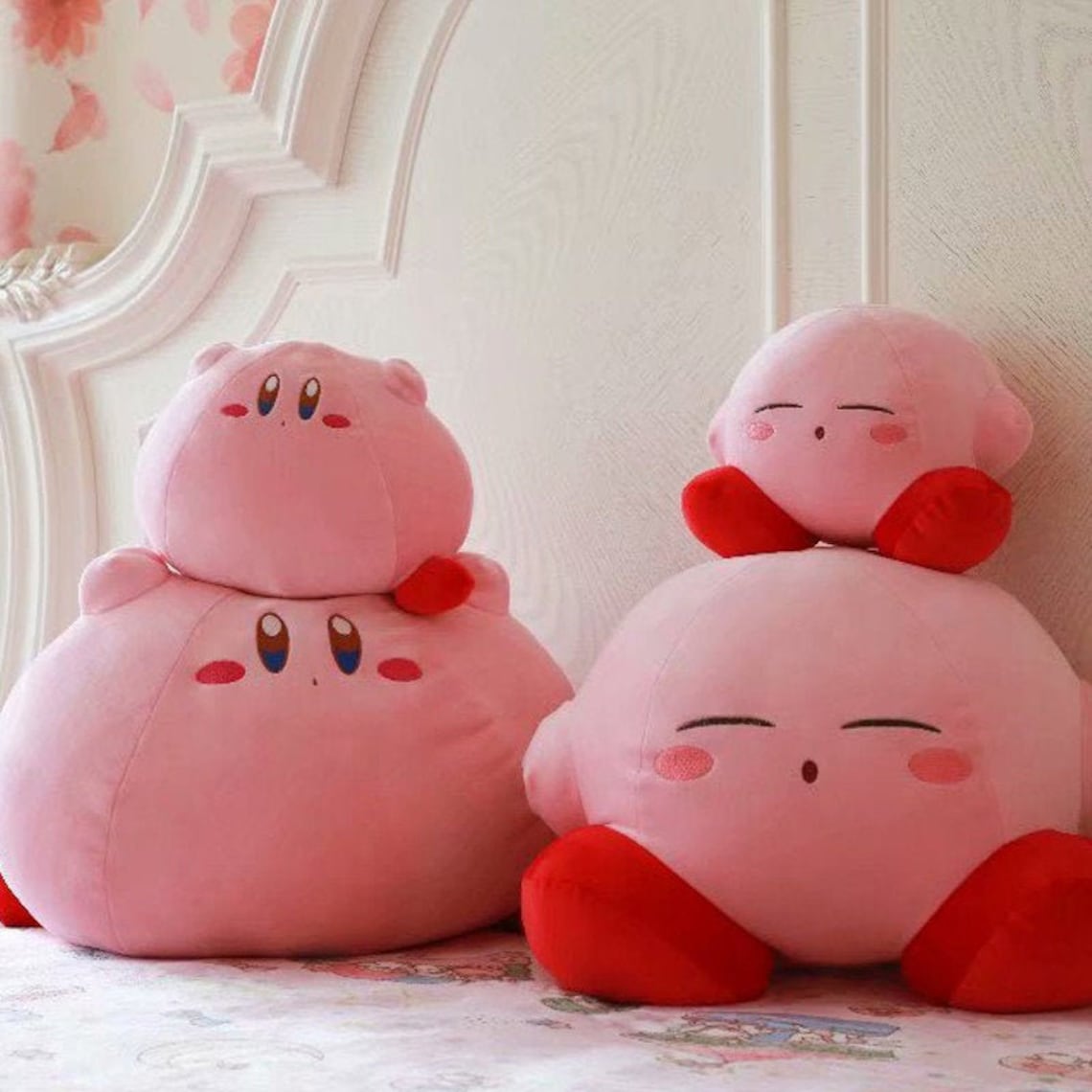 Kirby Plush Toy Stuffed Animal Cute Plushie Doll Kawaii Etsy