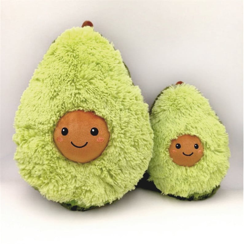 Plush Toy Avocado Pillow Comfort Food Avocado Plush Toys | Etsy