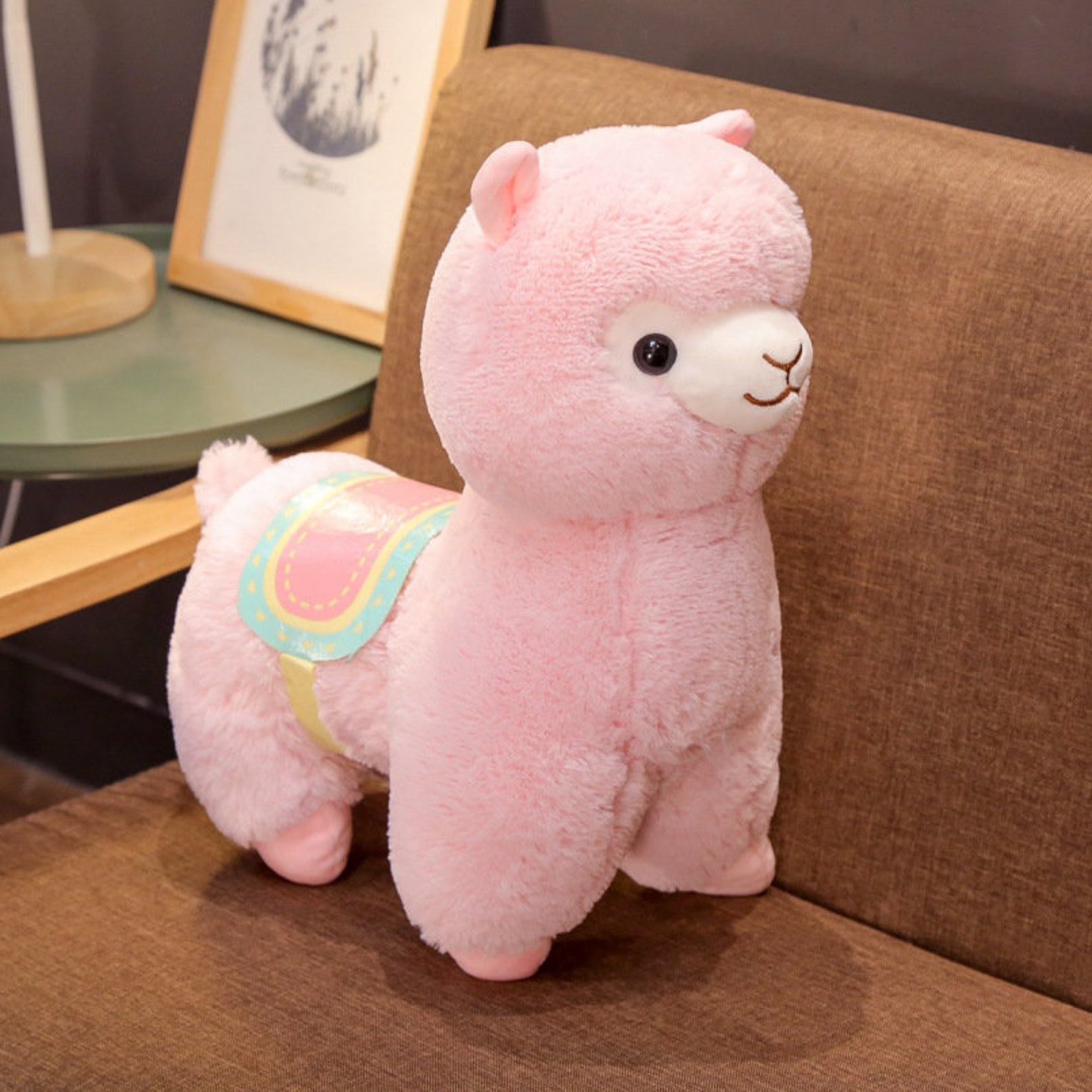 35CM/50CM Cute Saddle Alpaca Plush Toys Soft Plush Alpacasso Etsy