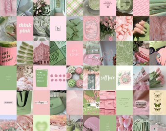 Mint Green Collage Etsy