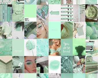 Mint Green Collage Etsy