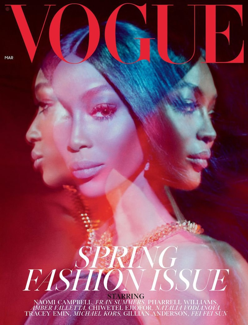 VOGUE Cover Wall Collage Kit Vogue Cover Posters Magazine Etsy