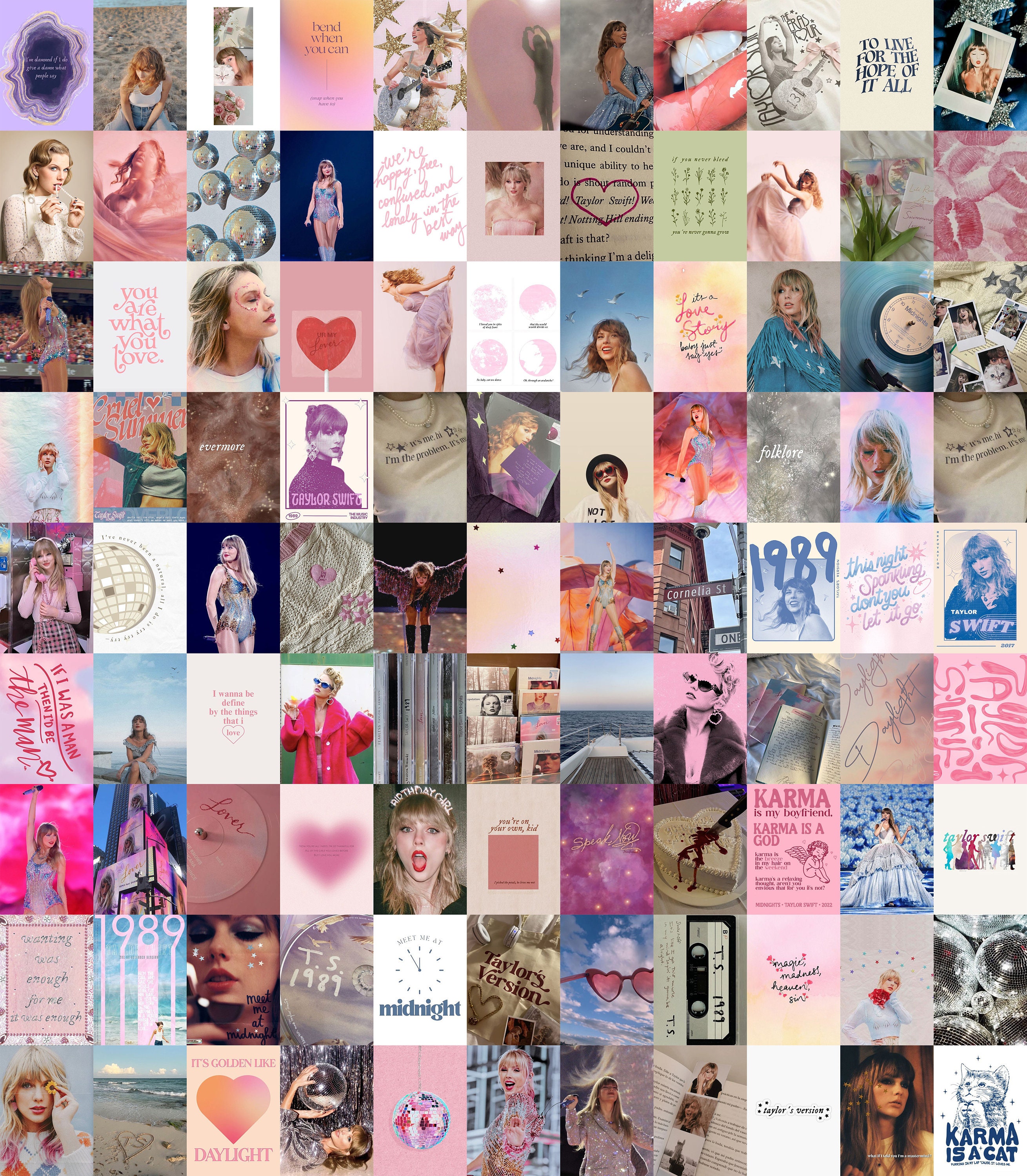 Pink Wall Collage Kit -  Canada