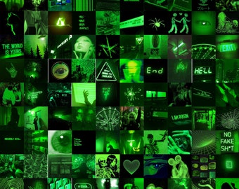 G R E E N G L O W  Dark green aesthetic, Green aesthetic, Neon
