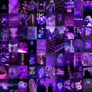 Purple Euphoria Wall Collage Kit Aesthetic DIGITAL DOWNLOAD - Etsy