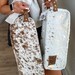 78109 Klassy Cowgirl Genuine Hair on Cowhide Toiletry Dopp Kit Bag