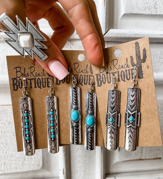 Aztec Bar Earrings Aztec Bar Earrings