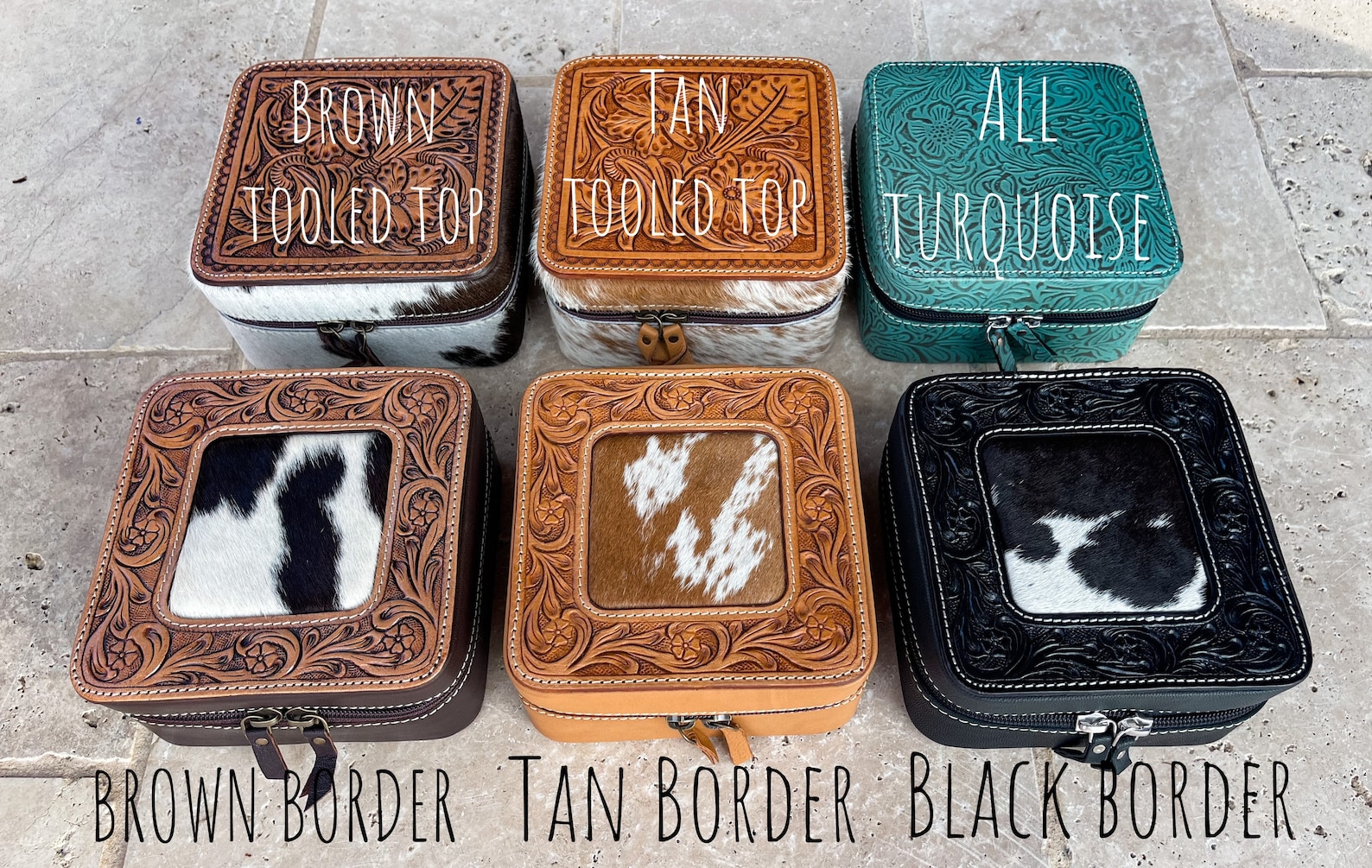 COWHIDE JEWELRY BOX Jewelry Storage Box Travel Case Gift Etsy