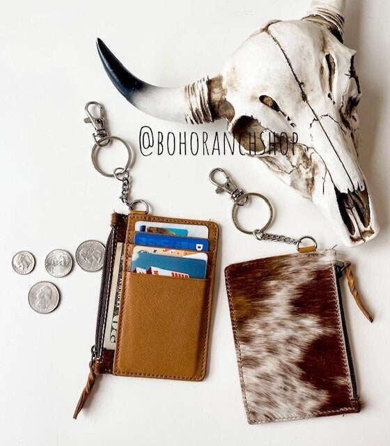 LV Keychain Wallet - Cowhide & Leather – Beaudin Designs