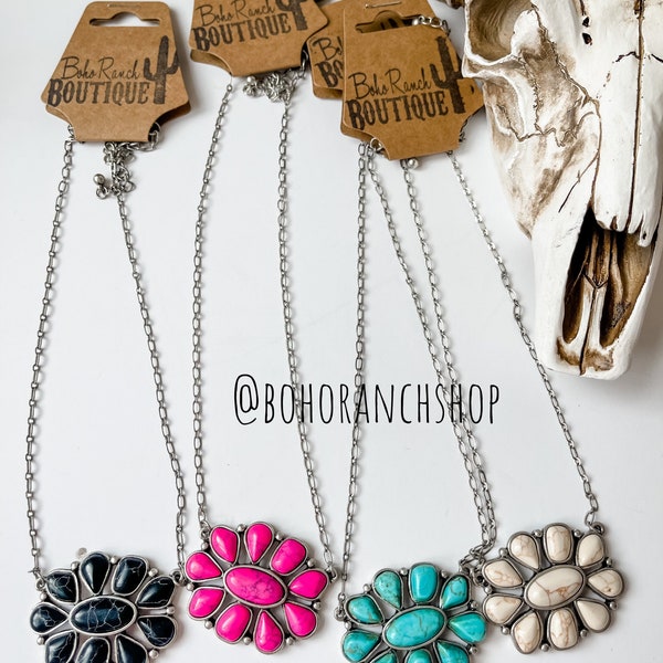 5x Western Cowboy Floral Silver Metal Conchos - Screw Back For Necklace Choker
