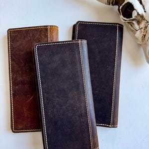 TEXAS LEATHER WALLET Genuine Tooled Leather | Bifold Tooling Western ...