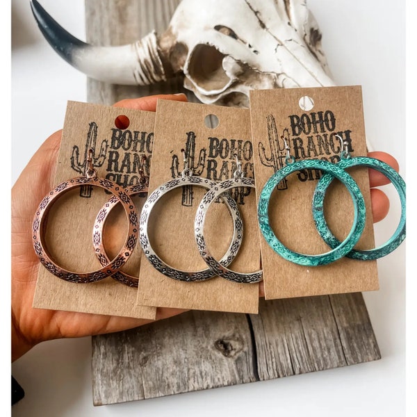 Brielle Chunky 40mm Hoop Earrings - Alais Branche'