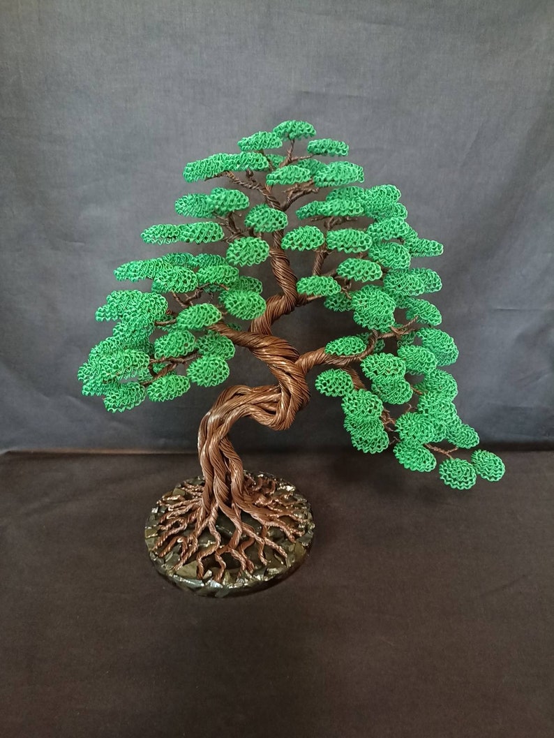 Bonsai Sculpture Home Decor / Personalized Gift / Wire Art / Metal