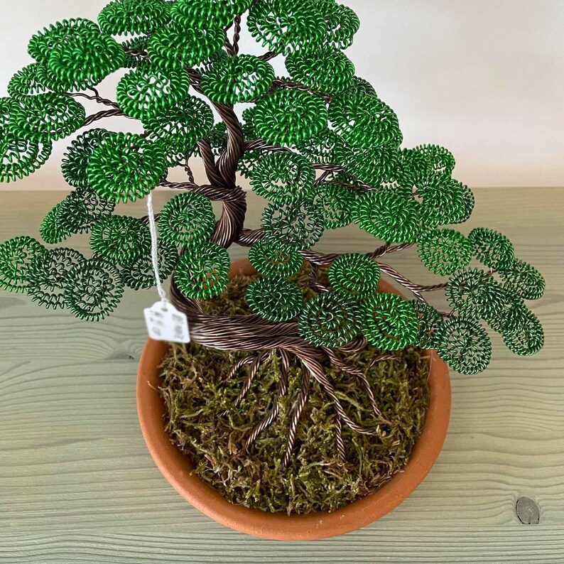 Africian Green Bonsai / Wire Tree / Metal Tree / Aluminum Etsy