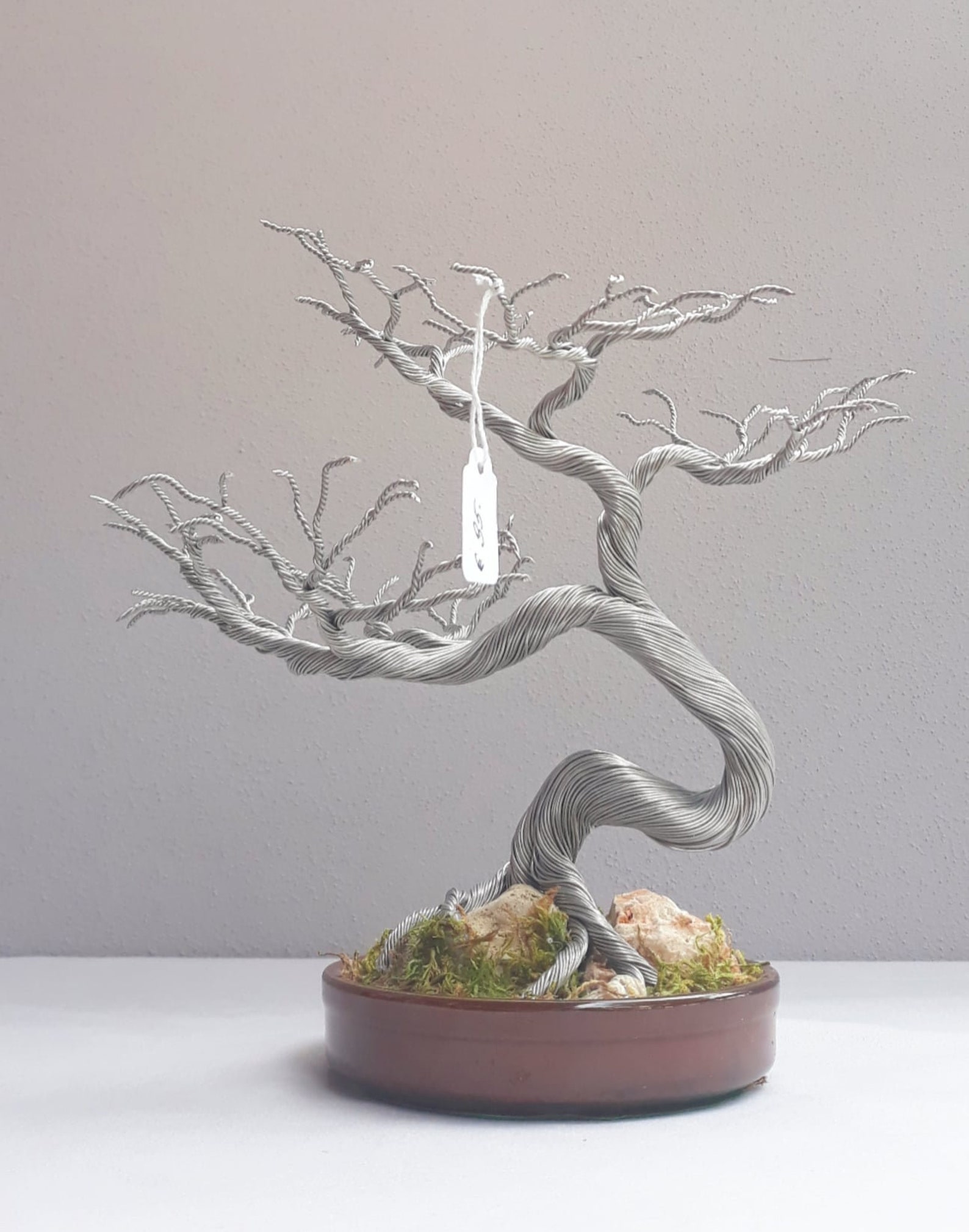 Handmade aluminum bonsai tree father's day gift metal art