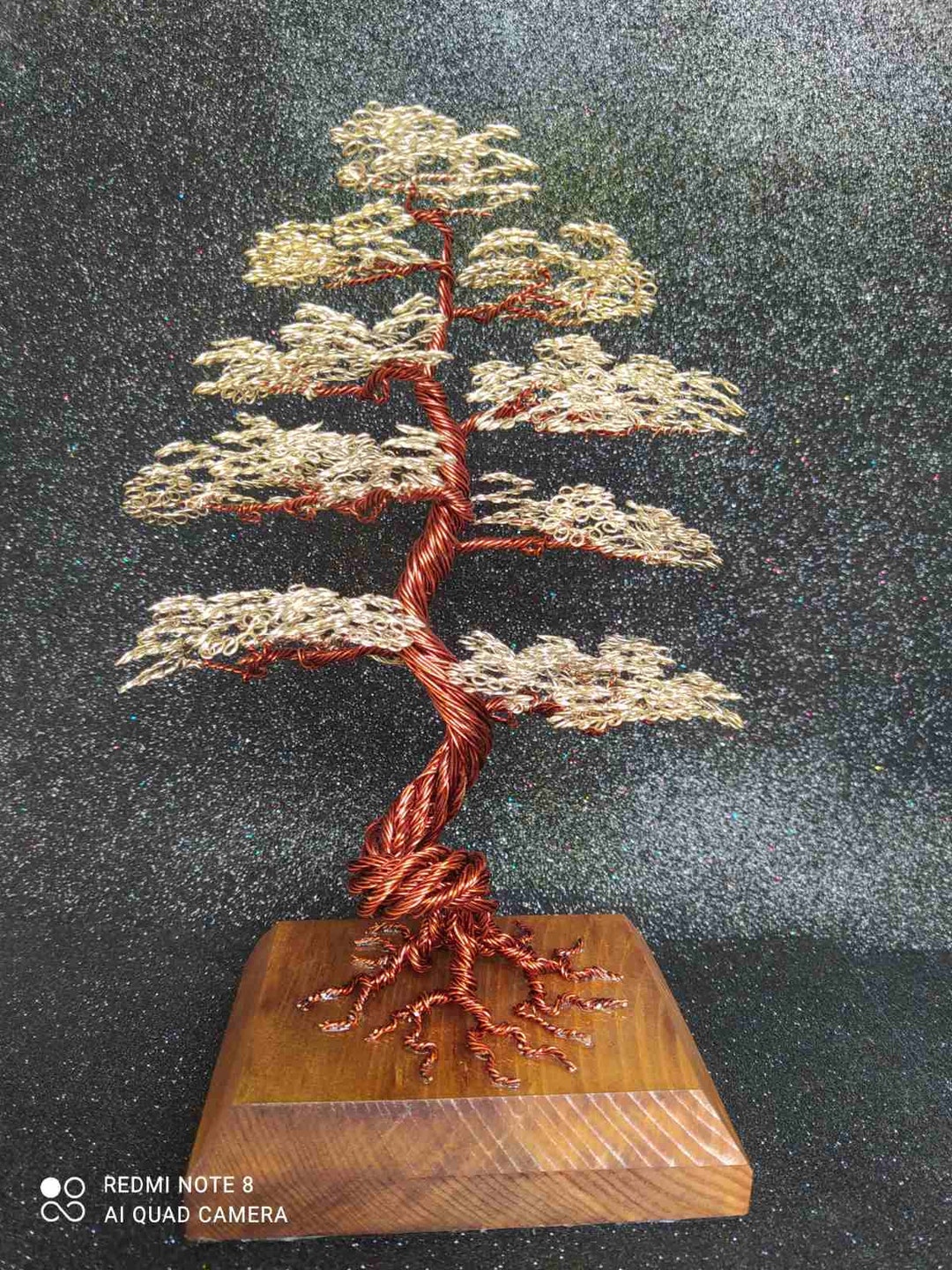Bonsai Wire, Tree, Wire Sculpture, Gifts for her, Office gifts,  Personalized gift, Father's Day