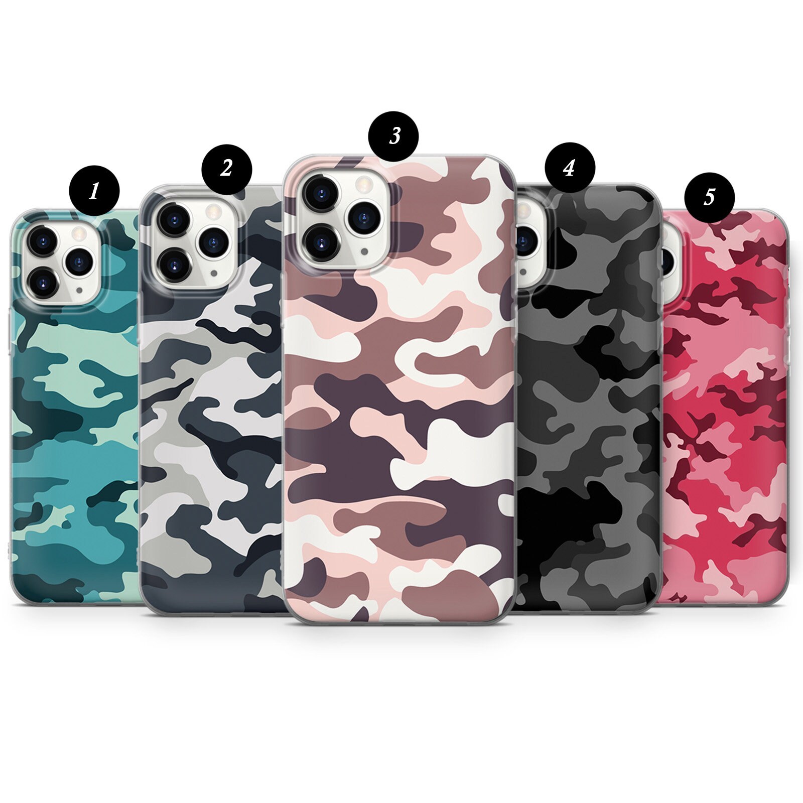 Camo Phone Case Army Camouflage Cover for iPhone 12 Pro Max Etsy