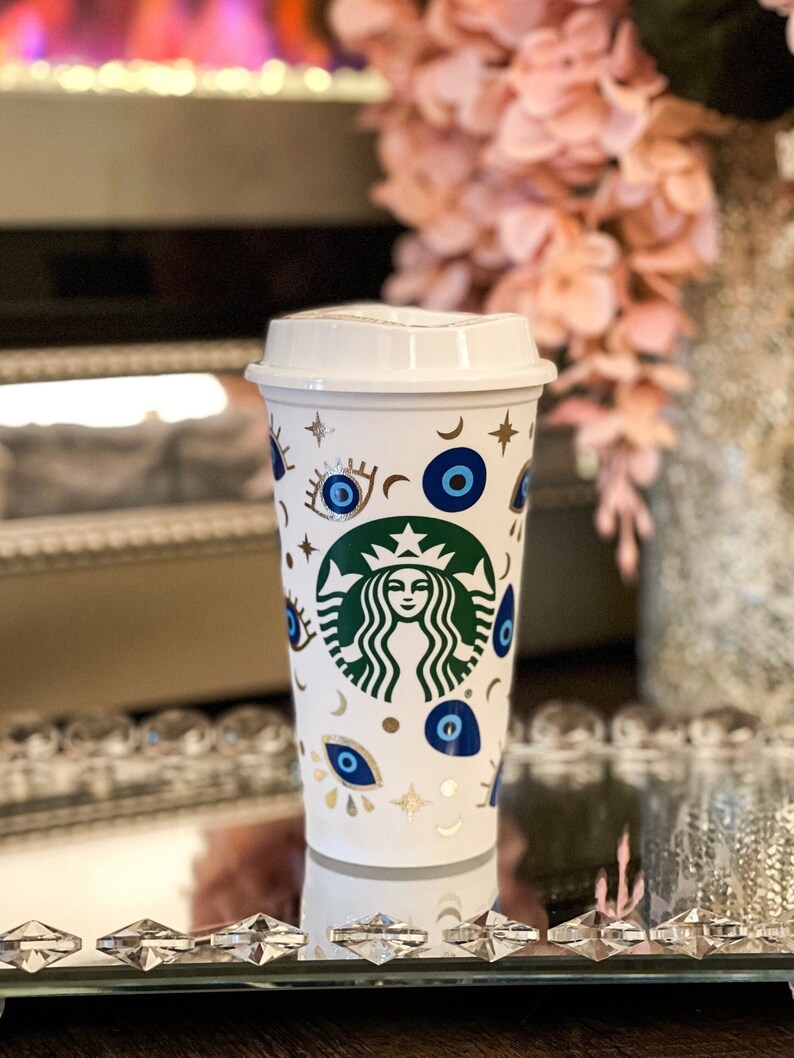 Starbucks Evil Eye Hot Cup Etsy