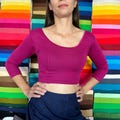 3/4 Sleeve Cotton Saree Blouse – Stretchy Choli for Women | Readymade Blouse for Sari & Lehenga (S-XXXL, 51 Colors) product logo