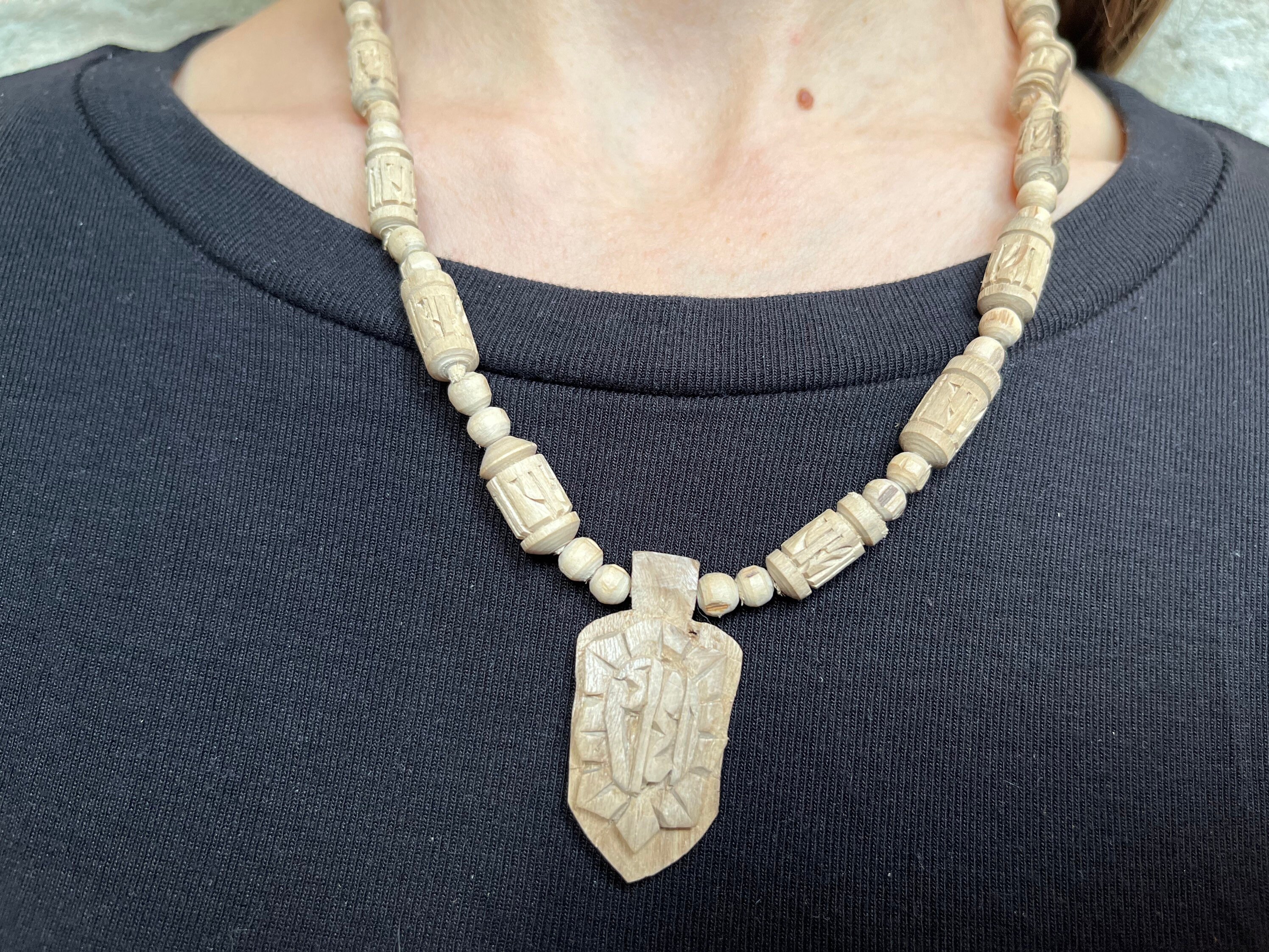 Tulsi Necklace Radha Pendant Beautiful 