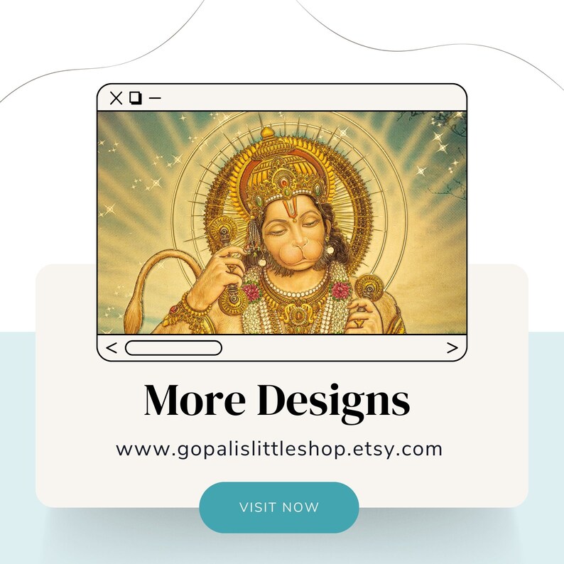 Satyanarayan Swamy Golden Foil Print, Framed or Unframed Etsy