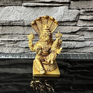 Lakshmi Narasimha Deva Brass Statue