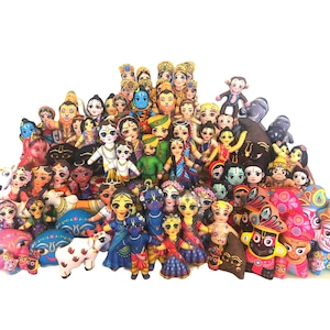 Krishna Dolls, Hindu Gods and Vrindavan Characters Soft Toys