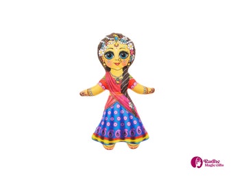 Radha Doll – Vrindavan Soft Toy, Hare Krishna Gift
