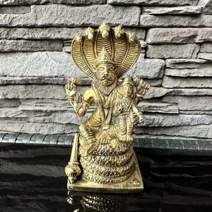 Lakshmi Narasimha Deva Brass Statue