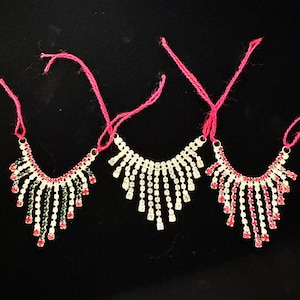 Necklace for Radha Krishna, Laddu Gopal, Gaura Nitai, Murti Decoration, Jewelry for Hindu Deities, Mukut
