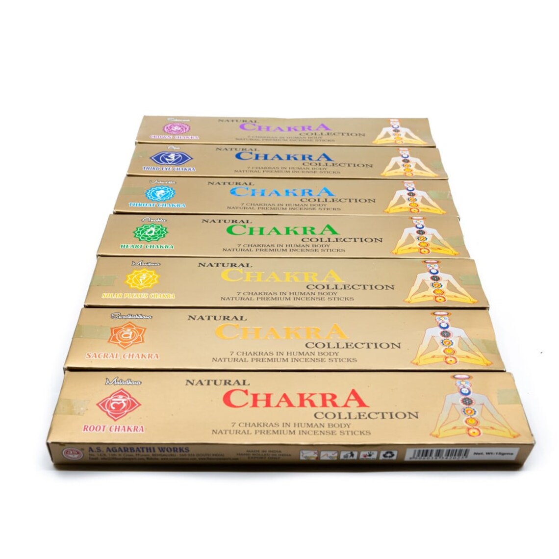 Seven Chakras Incense SET Hand rolled Natural Choose Etsy