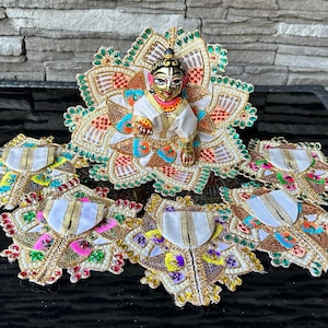 Amazon.com: Laddu Gopal Dress Cloth Bhagwan Poshak of God