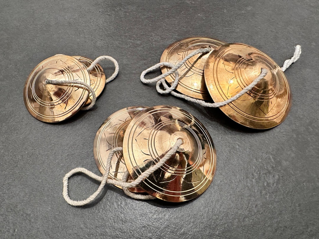 Kartals Hand Cymbals Brass Indian Musical Instrument Choose From 5