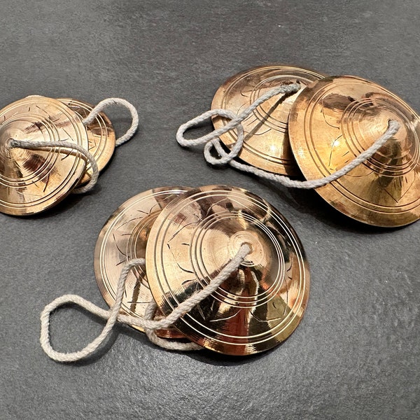 Bell Metal Kartals: Indian Hand Cymbals for Kirtan & Bhajan