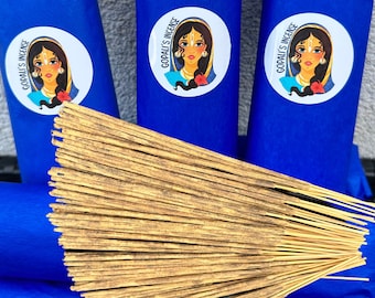 Incense from Vrindavan - Hand Dipped - Bulk Pack - Perfect for Puja