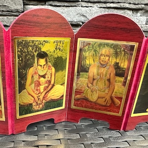 Guru Parampara Iskcon Gaudiya Vaishnava Disciplic Succession Foldable