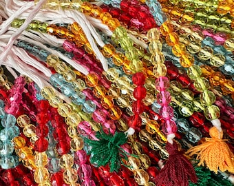 Japa Counter: Colorful Chanting Beads with Tassel