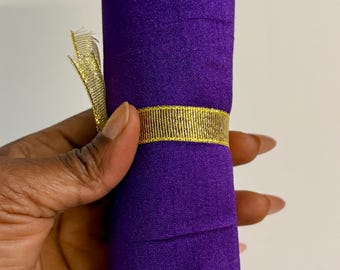 African Gele Headwrap Fabric NOT PreTied DIY Wrap & Style Yourself Head Tie for Weddings, Parties