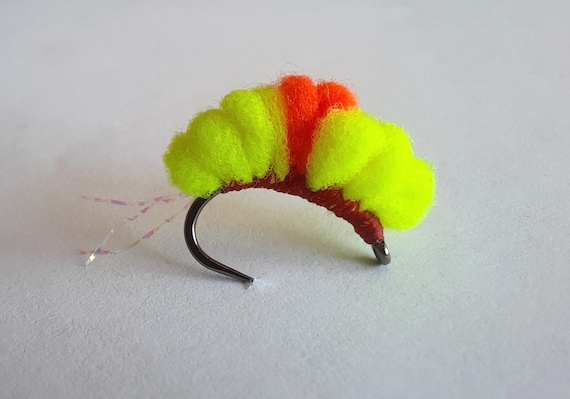 6 - Hot Spot Spawn - Steelhead Flies. Trout Eggs. Fly Fishing Egg Flies.  Best Egg Fly Patterns.