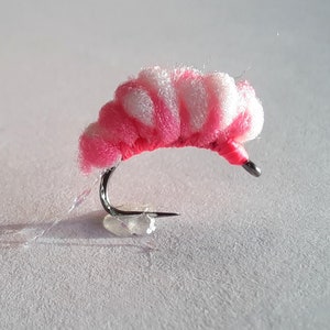 6 - Striped Sucker Spawn - Steelhead and Trout Spawn Patterns. Steelhead Egg Flies. Trout Fly Fishing Flies.