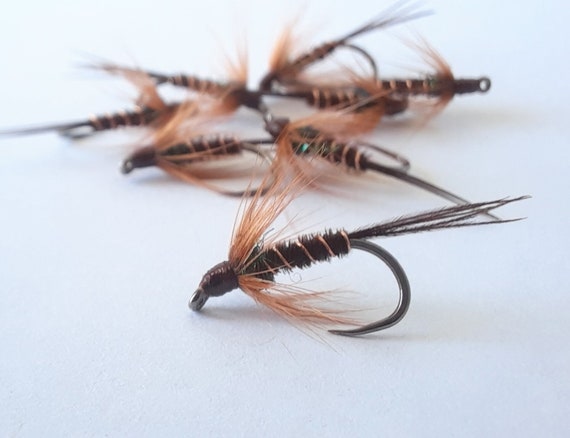 4 Soft Hackle Pheasant Tail Wet Flies. Trout Flies. Colorado Fly