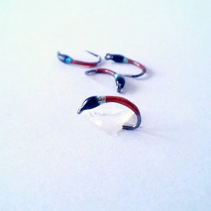 4 - UV Epoxy Flash Midge - Colorado Trout Flies. Midge Flies. Colorado Fly Fishing Flies. Winter Trout Fishing. Rainbow Trout Lures.