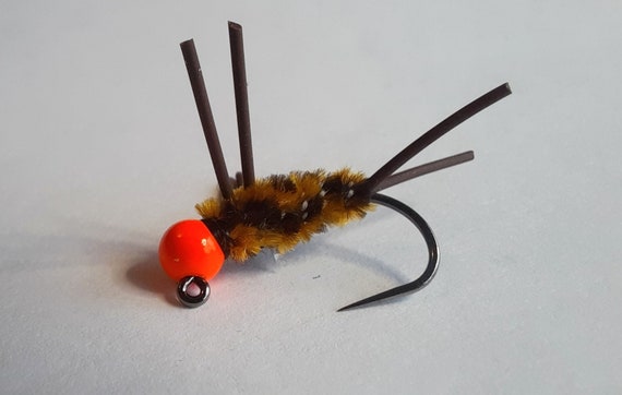 4 Hot Head Pat's Rubberlegs Euro Jig Barbless Stonefly Nymphs. Tungsten Trout  Flies. Bead Head Nymphs. Colorado Fly Fishing Flies. -  Canada