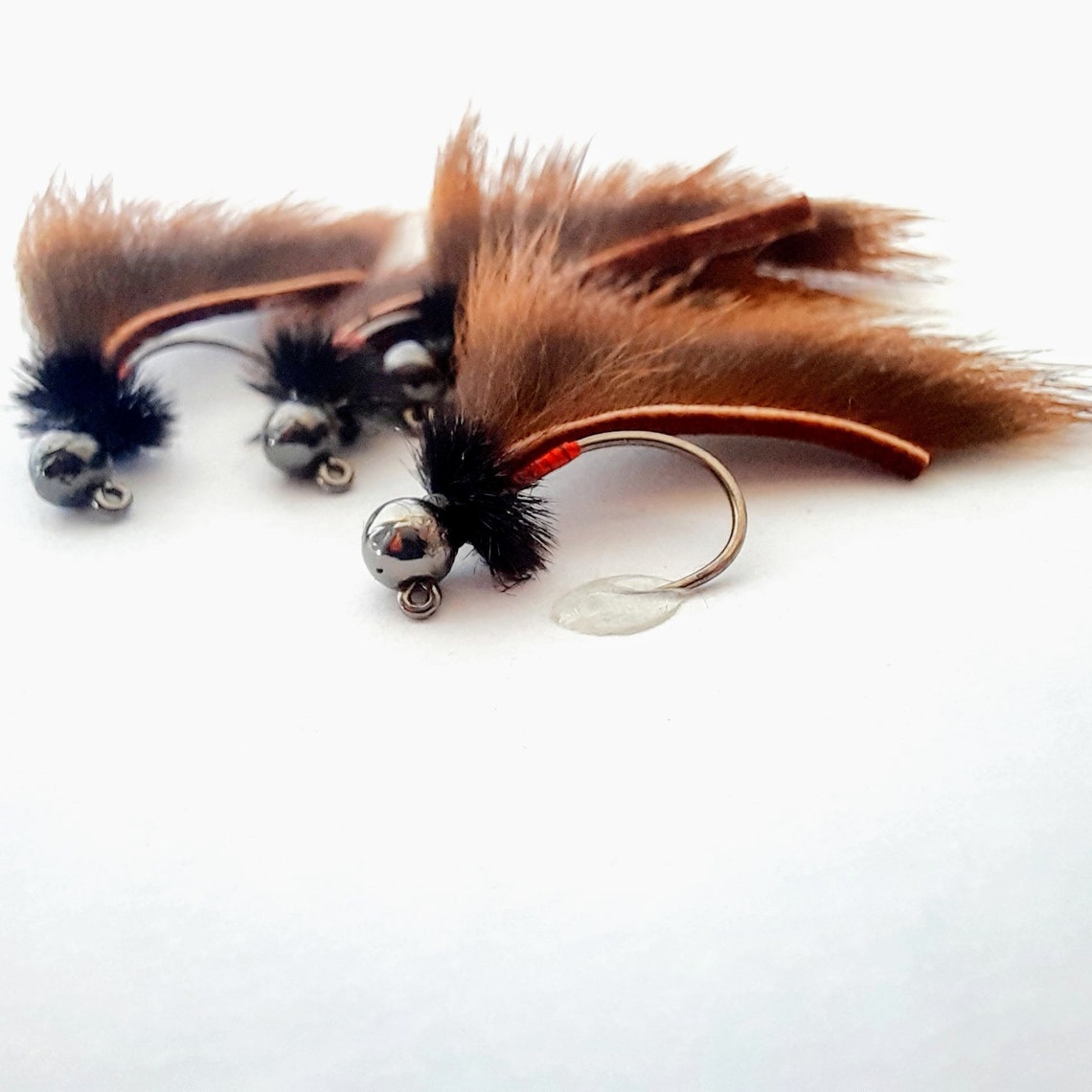 4 Micro Leech Jig Euro Nymph. Jig. Pine Squirrel Leech. Etsy