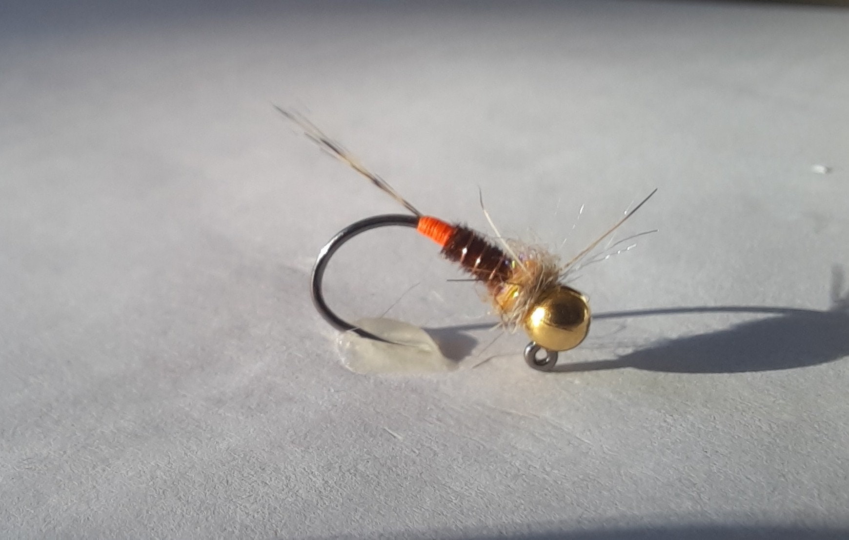 4 Hotspot Pheasant Tail Nymph Jig. Barbless Euro Nymph Fly Fishing Flies  Tungsten. 