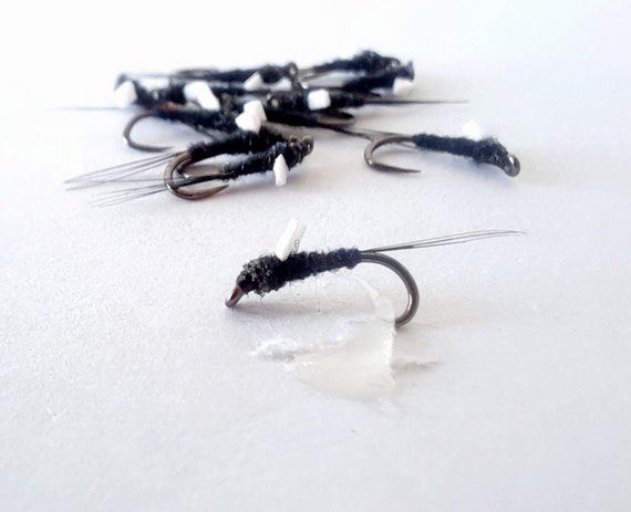 6 Foam Wing RS2 Midges and Emergers. Colorado Fly Fishing Flies