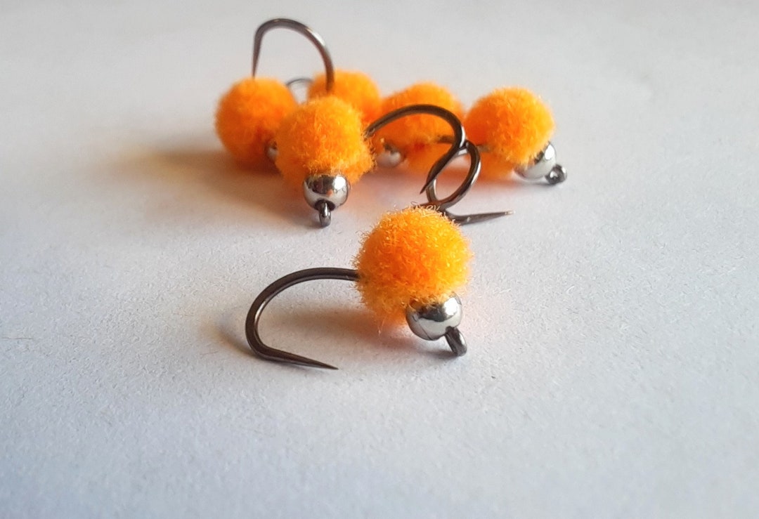 6 Tungsten Egg Egg Patterns. Trout Flies. Steelhead Flies. Trout Egg