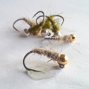 6 - Walt's Worm Jig - Euro Nymphs. Fly Fishing Flies. Caddis Flies. Colorado Fishing. Trout Flies. Tungsten. Barbless. Bead Head Nymph.