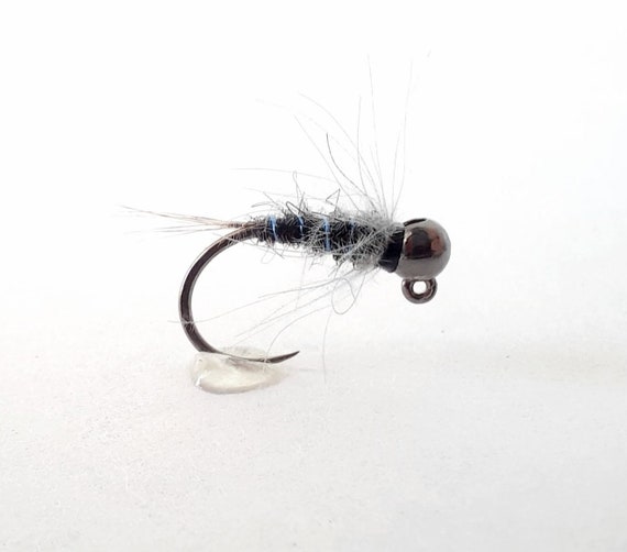 4 - Buggy Black CDC Jig - Euro Jigs. Tungsten Nymphs. Best Euro Nymphs. Fly  Fishing Flies. Trout Flies.