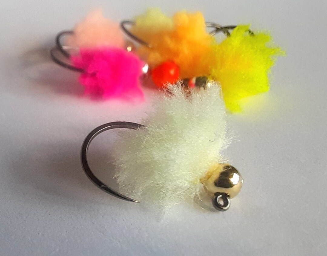 6 Eggstasy Egg Jig Trout and Steelhead Egg Fly Patterns. Etsy